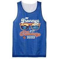 Grannys Gone Cruising Family Cruise Squad Vacation Quote Cool Gift Mesh Reversible Basketball Jersey Tank