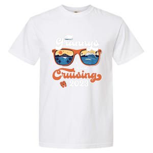 Grannys Gone Cruising Family Cruise Squad Vacation Quote Cool Gift Garment-Dyed Heavyweight T-Shirt