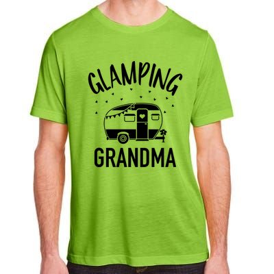 Glamping Grandma Camping Caravan Trailer Great Gift Adult ChromaSoft Performance T-Shirt