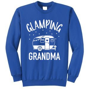 Glamping Grandma Camping Caravan Trailer Great Gift Sweatshirt