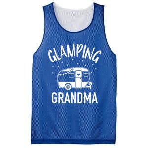 Glamping Grandma Camping Caravan Trailer Great Gift Mesh Reversible Basketball Jersey Tank