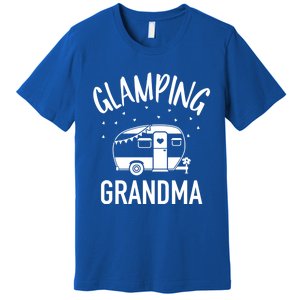 Glamping Grandma Camping Caravan Trailer Great Gift Premium T-Shirt