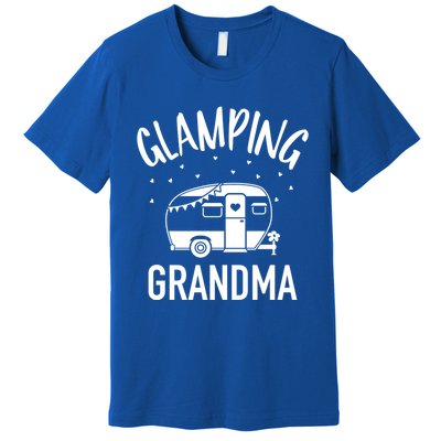 Glamping Grandma Camping Caravan Trailer Great Gift Premium T-Shirt