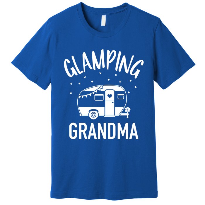 Glamping Grandma Camping Caravan Trailer Great Gift Premium T-Shirt