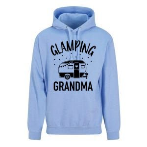 Glamping Grandma Camping Caravan Trailer Great Gift Unisex Surf Hoodie