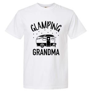 Glamping Grandma Camping Caravan Trailer Great Gift Garment-Dyed Heavyweight T-Shirt