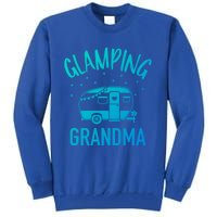 Glamping Grandma Camping Caravan Trailer Great Gift Tall Sweatshirt