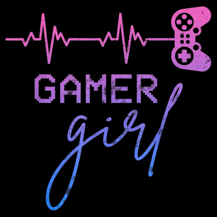 Gamer Girl Cute Heartbeat Gamer For Girl Video Game Lovers T-Shirt