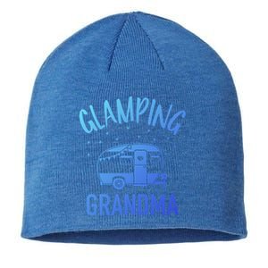 Glamping Grandma Camping Caravan Trailer Great Gift Sustainable Beanie