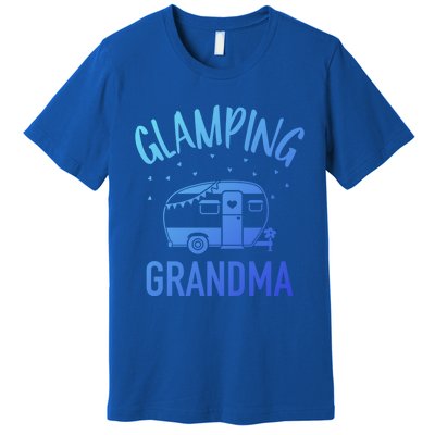 Glamping Grandma Camping Caravan Trailer Great Gift Premium T-Shirt