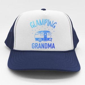 Glamping Grandma Camping Caravan Trailer Great Gift Trucker Hat