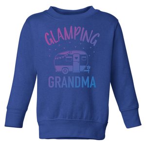 Glamping Grandma Camping Caravan Trailer Great Gift Toddler Sweatshirt