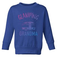 Glamping Grandma Camping Caravan Trailer Great Gift Toddler Sweatshirt