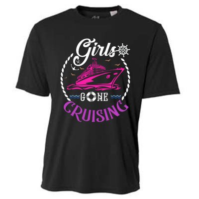 Girl Gone Cruising Matching Group Matching Team Vacation Cooling Performance Crew T-Shirt