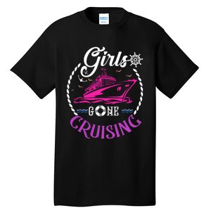 Girl Gone Cruising Matching Group Matching Team Vacation Tall T-Shirt