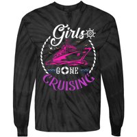 Girl Gone Cruising Matching Group Matching Team Vacation Tie-Dye Long Sleeve Shirt