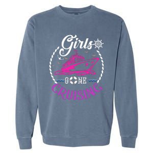 Girl Gone Cruising Matching Group Matching Team Vacation Garment-Dyed Sweatshirt