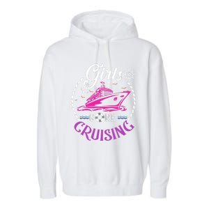 Girl Gone Cruising Matching Group Matching Team Vacation Garment-Dyed Fleece Hoodie