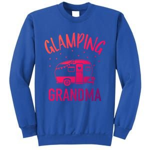 Glamping Grandma Camping Caravan Trailer Great Gift Sweatshirt