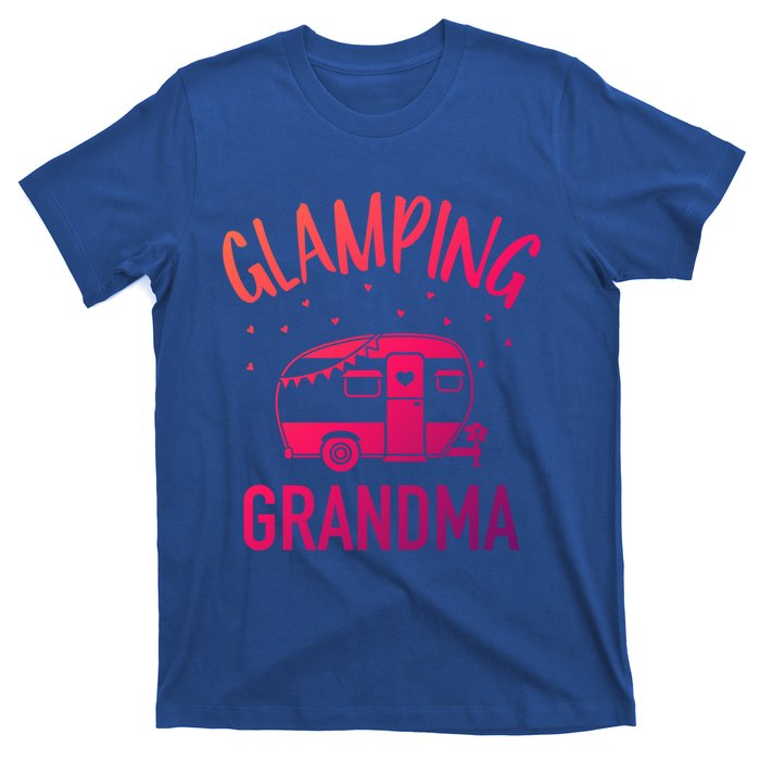 Glamping Grandma Camping Caravan Trailer Great Gift T-Shirt