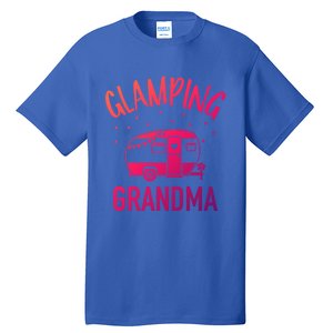 Glamping Grandma Camping Caravan Trailer Great Gift Tall T-Shirt