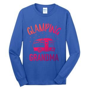 Glamping Grandma Camping Caravan Trailer Great Gift Tall Long Sleeve T-Shirt