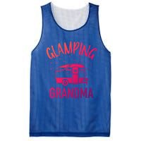 Glamping Grandma Camping Caravan Trailer Great Gift Mesh Reversible Basketball Jersey Tank