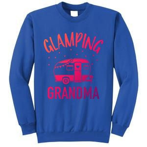 Glamping Grandma Camping Caravan Trailer Great Gift Tall Sweatshirt