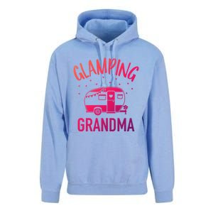 Glamping Grandma Camping Caravan Trailer Great Gift Unisex Surf Hoodie