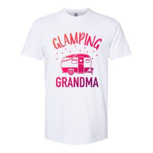 Glamping Grandma Camping Caravan Trailer Great Gift Softstyle CVC T-Shirt