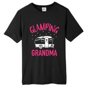 Glamping Grandma Camping Caravan Trailer Gift Tall Fusion ChromaSoft Performance T-Shirt