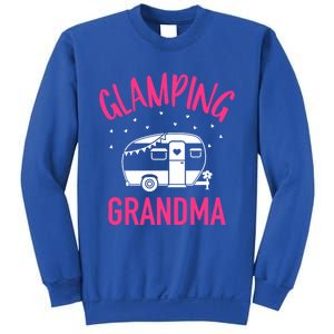 Glamping Grandma Camping Caravan Trailer Gift Sweatshirt