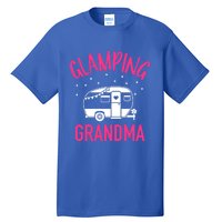 Glamping Grandma Camping Caravan Trailer Gift Tall T-Shirt