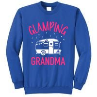 Glamping Grandma Camping Caravan Trailer Gift Tall Sweatshirt