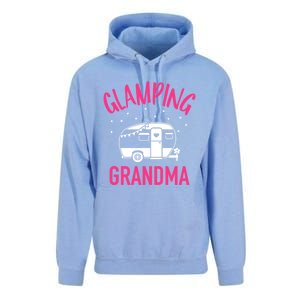 Glamping Grandma Camping Caravan Trailer Gift Unisex Surf Hoodie