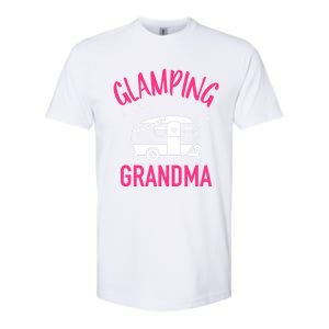 Glamping Grandma Camping Caravan Trailer Gift Softstyle CVC T-Shirt