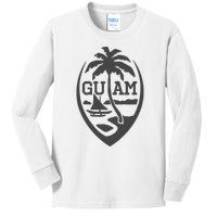 Guam Guamanian Chamorro Kids Long Sleeve Shirt