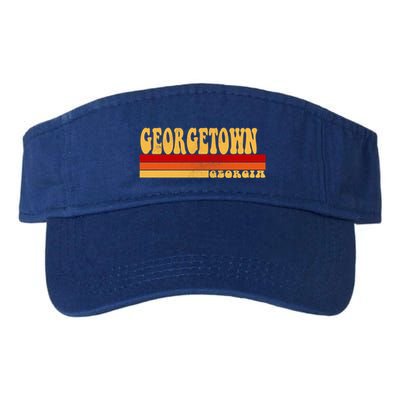 Georgetown Georgia City Vintage Roots Retro Design 70s 80s Gift Visor