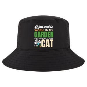 Gardening Graphic Cat Lover Gardener Garden Pet Gifts Plants Cool Comfort Performance Bucket Hat