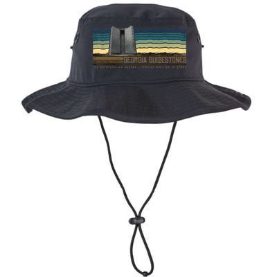Georgia Guidestones Depopulation Written In Stone Retro Bucket Hat
