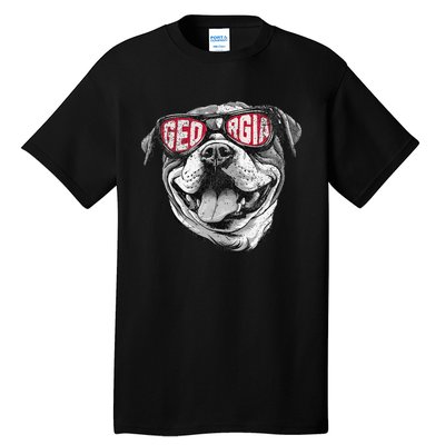 Ga Georgia Dog Sport Lovers Tall T-Shirt