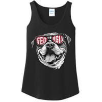 Ga Georgia Dog Sport Lovers Ladies Essential Tank