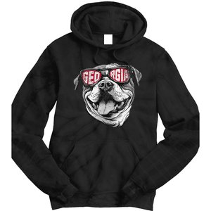 Ga Georgia Dog Sport Lovers Tie Dye Hoodie