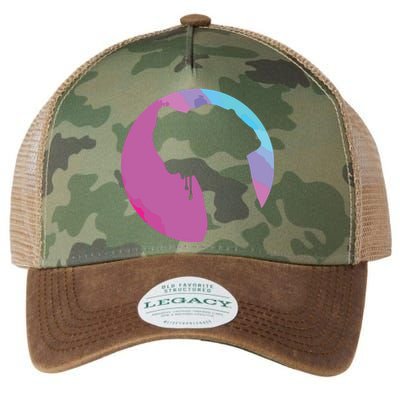 German Great Dane Profile Starry Sky MultiColoured Legacy Tie Dye Trucker Hat