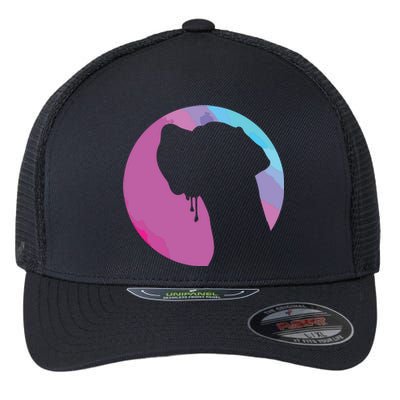 German Great Dane Profile Starry Sky MultiColoured Flexfit Unipanel Trucker Cap