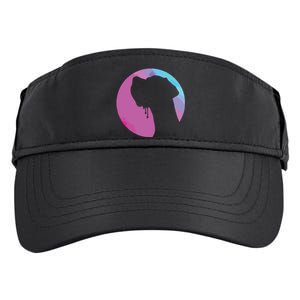 German Great Dane Profile Starry Sky MultiColoured Adult Drive Performance Visor