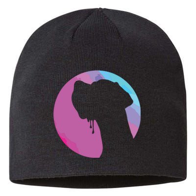 German Great Dane Profile Starry Sky MultiColoured Sustainable Beanie