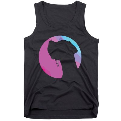 German Great Dane Profile Starry Sky MultiColoured Tank Top