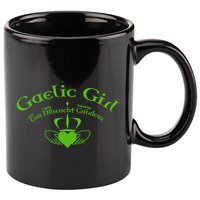 Gaelic Gra Dilseacht Cairdeas Claddagh Gift 11oz C Handle Ceramic Mug