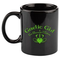 Gaelic Gra Dilseacht Cairdeas Claddagh Gift 11oz C Handle Ceramic Mug